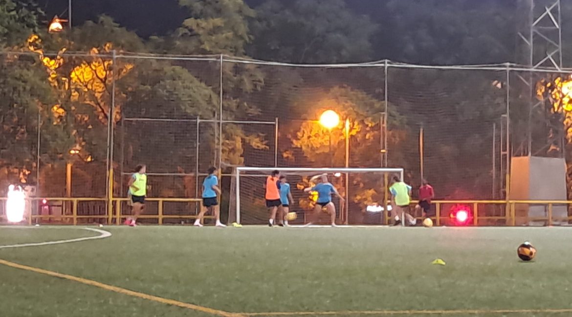Jugadoras de equipo de fútbol